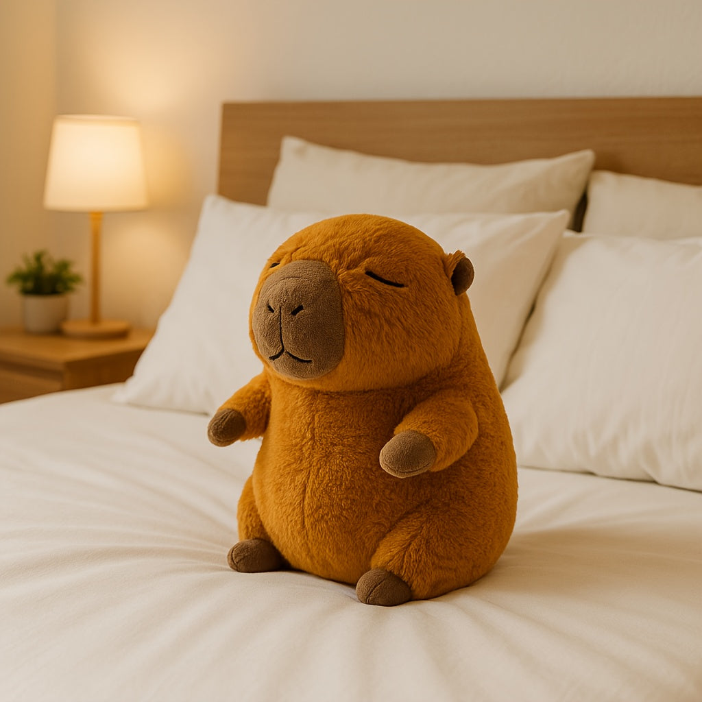 Soft Capybara Plush Stuffed Puppet for Kids Party Gift