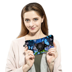 Butterfly Pattern Makeup Bag Foldable Cosmetic Bag With Zipper