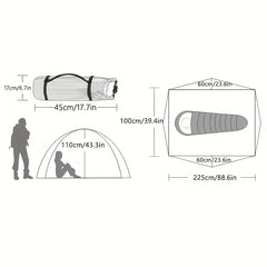 Lightweight 1-2 Person Waterproof Camping Tent - Backpacking & Hiking