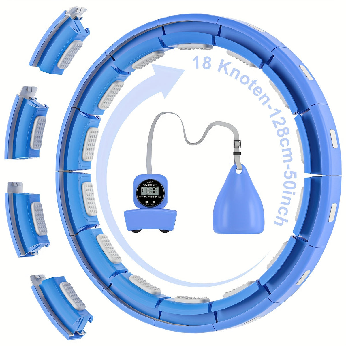 18 Knots Fitness Hoop for Body Shaping