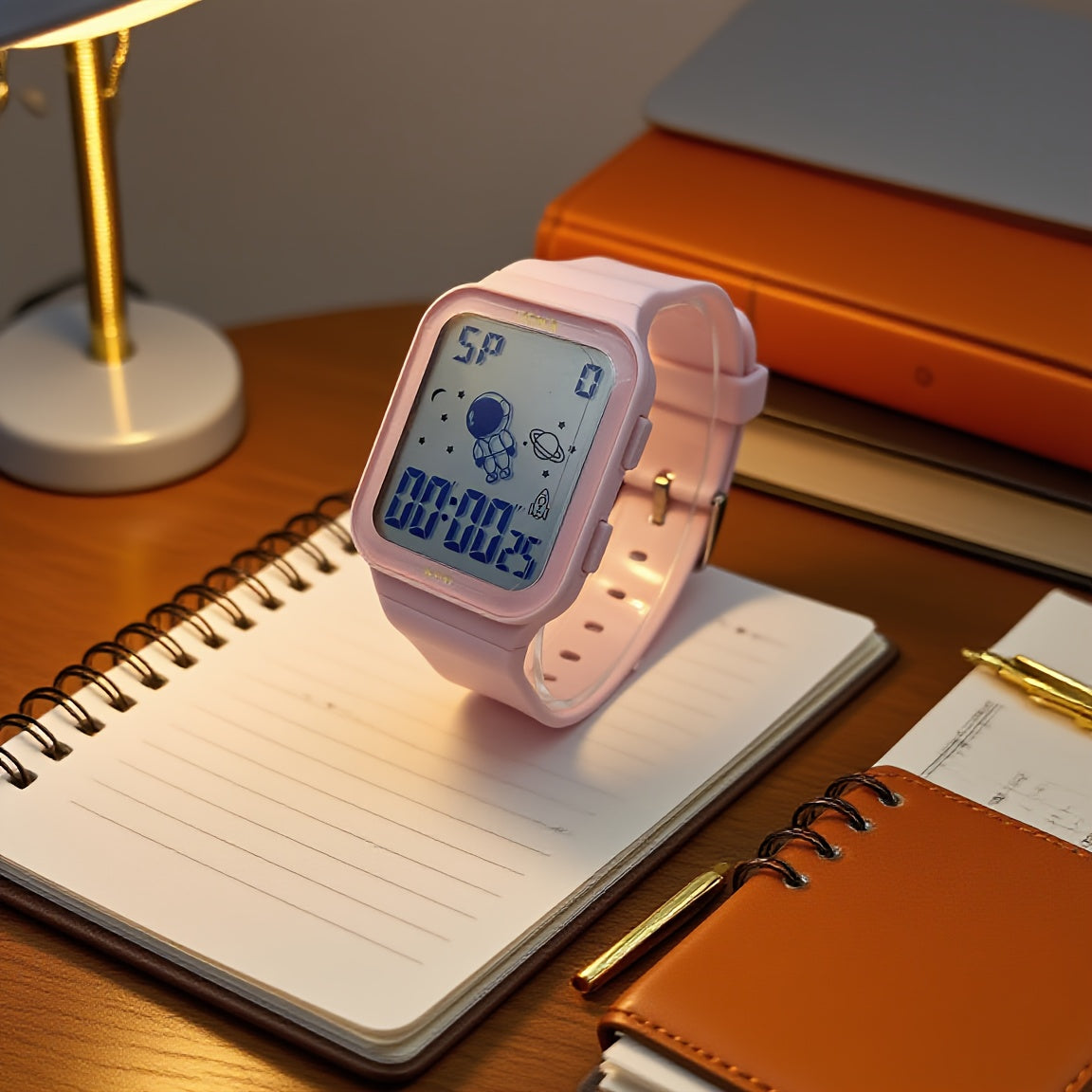 Girls' Waterproof Timer Watch with Alarm Clock