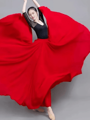 Women's Oversized Dancing Skirt High Waist Casual Sports Skirt