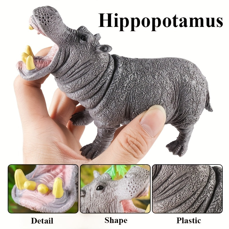 Educational PVC Wild Animal Toys for Kids Over 3 Years
