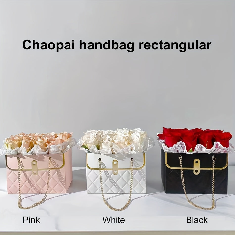 4pcs Flower Tote Bag Wedding Waterproof Household Supplies