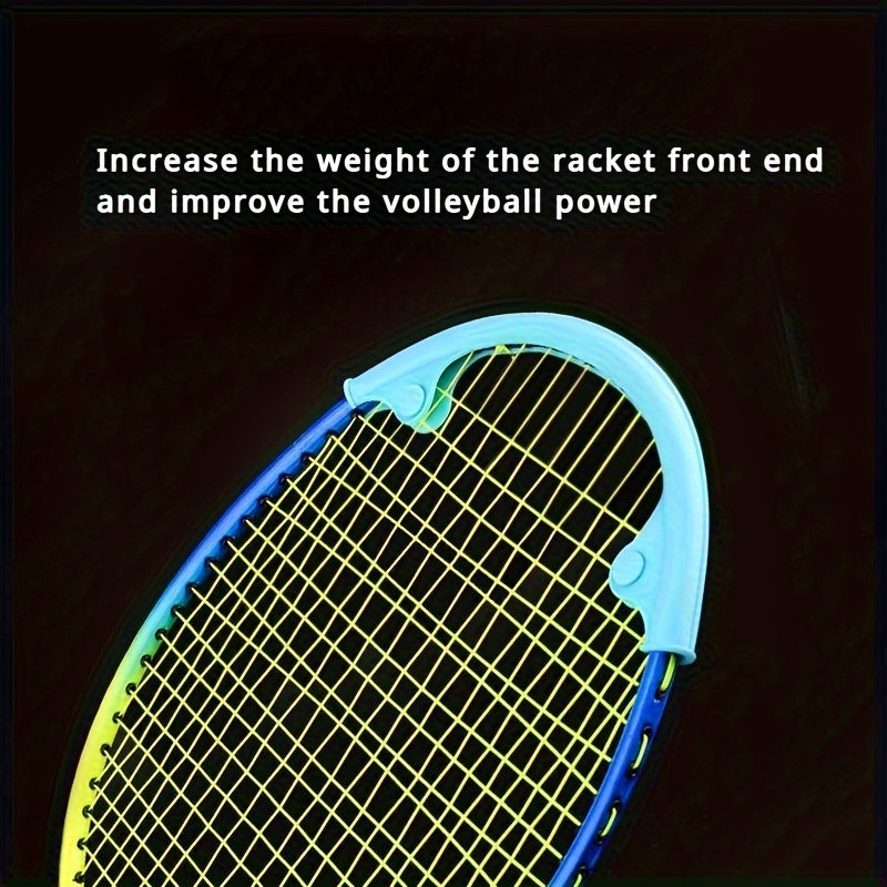 2pcs Badminton Racket Protective Cover Silicone Edge Cover Anti wear
