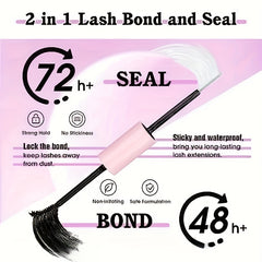 DIY Lash Extension Kit with Strong Hold Lash Bond & Seal, Tweezers