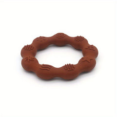 Silicone Round Belt Baby Teether Molar Stick