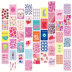 50pcs Preppy Pictures Wall Collage Kit 10 16x15 24 Cm Preppy Room Decor