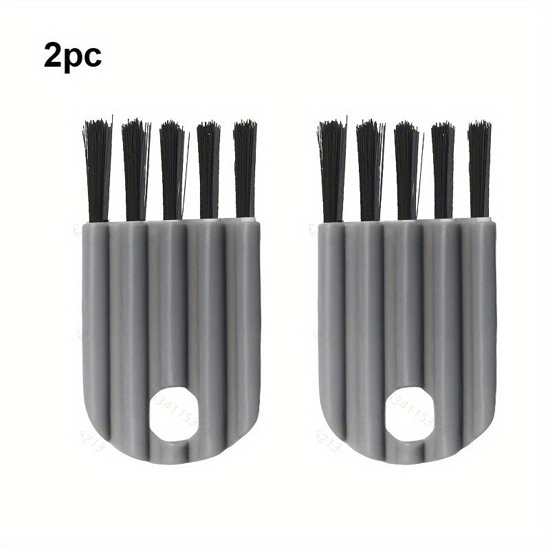 2pcs Cup Lid & Keyboard Cleaning Brush Multifunctional Gap Dust Removal