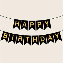 Happy Birthday Pull Flag Customization