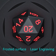 7pcs Rechargeable LED Metal Flashy Dices Halloween Thanksgiving Christmas Gift