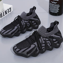 Women's Breathable Octopus Sneakers Lace Up Outdoor Lightweight Running Shoes