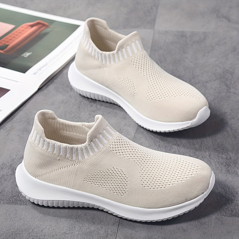 Breathable Lightweight Woven Shoes Soft Sole Shock Absorption Sock Shoes