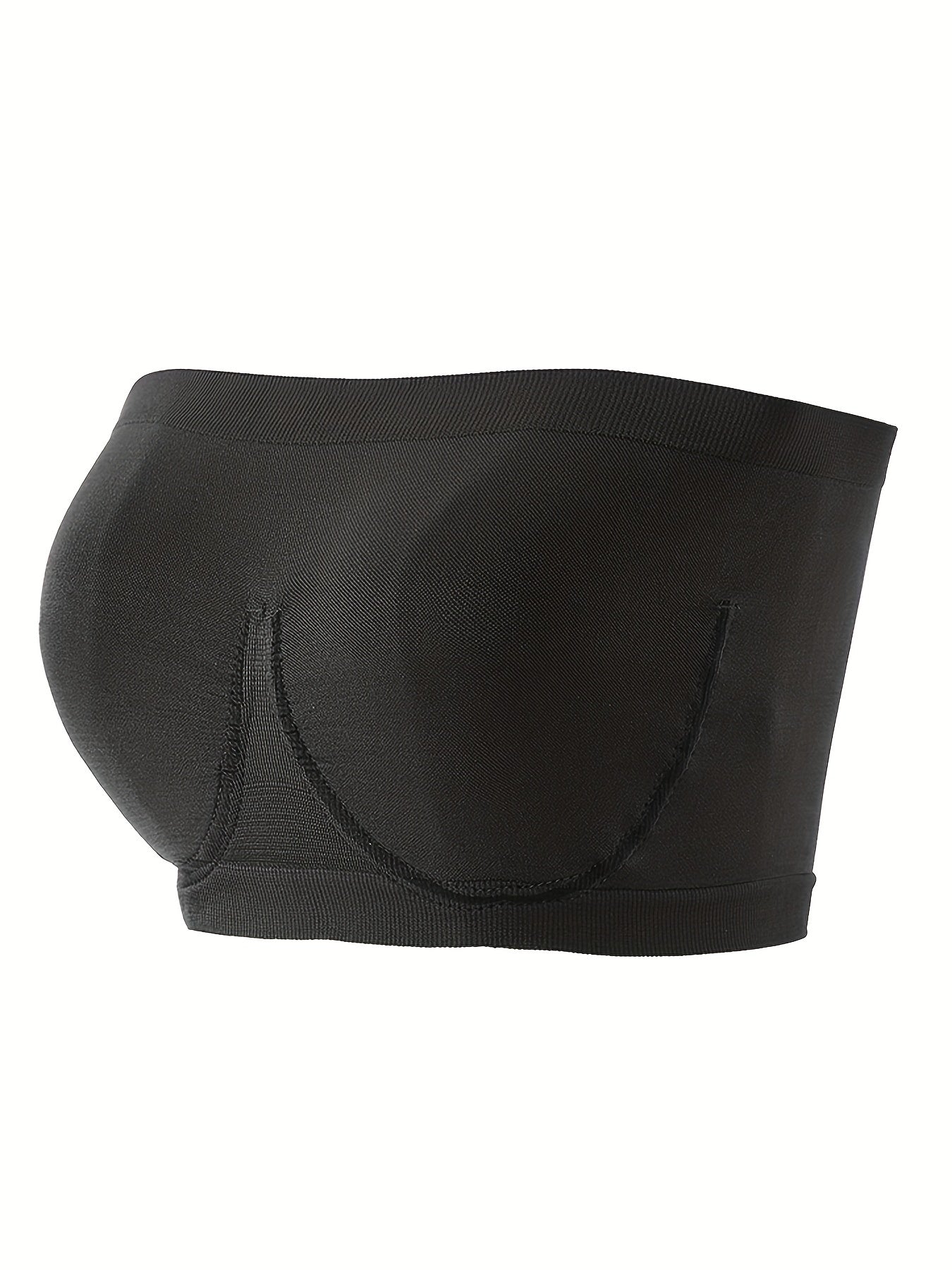  Seamless Non Padded Sporty Bandeau Bra
