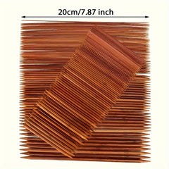 75pcs Carbonized Single Needle Stick Bamboo Sweater Needle