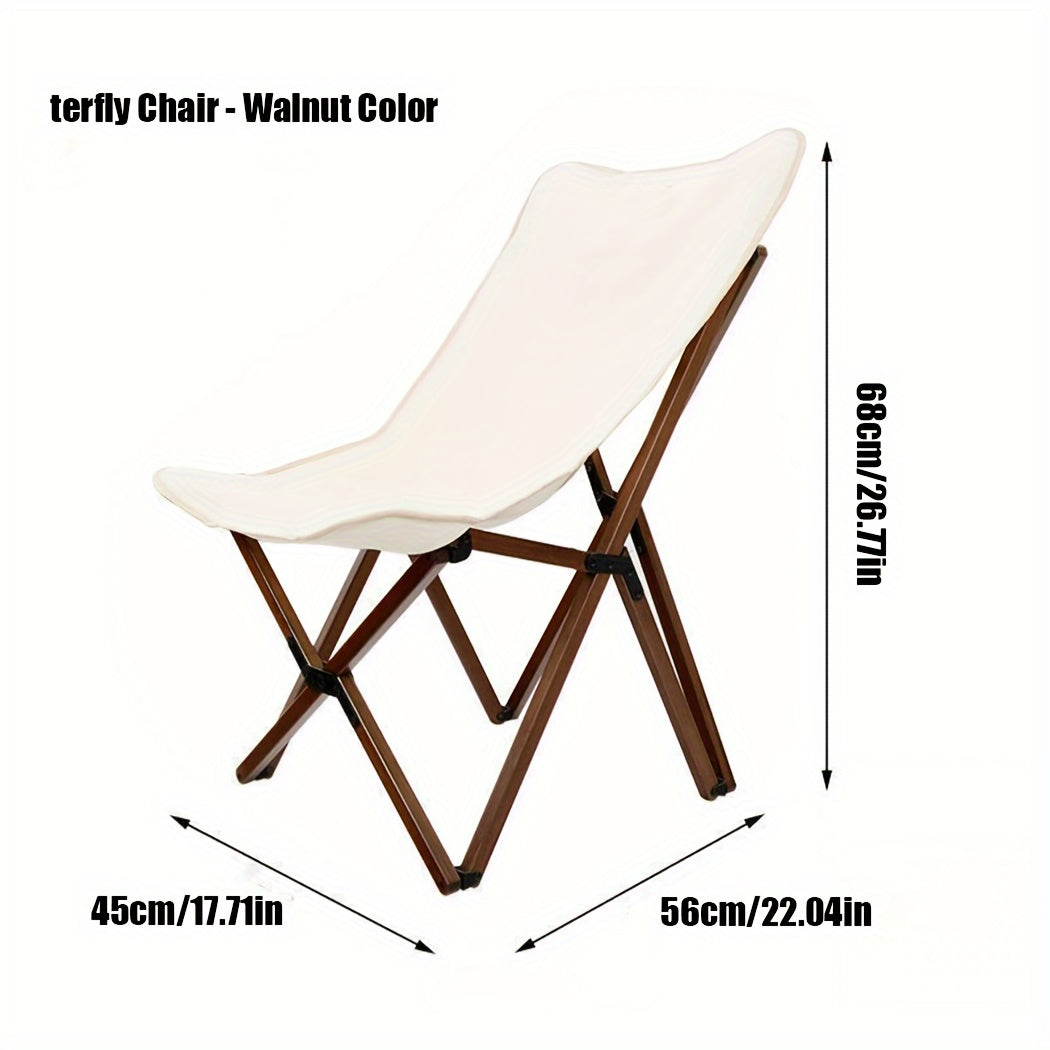 Outdoor Folding Chair Camping Chair Portable Picnic Chair Recliner Beach Chair