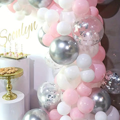 Sequined Balloon Set for Parties and Weddings