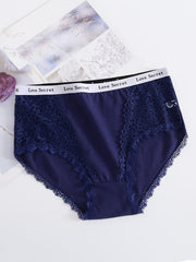 6-Pack Women's Plus Size Casual Underwear Set, Medium Stretch Full Briefs