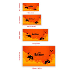 Halloween Pumpkin Bat Pattern Carpet for Living Rooms Bedrooms