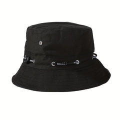 Reversible Drawstring Bucket Hat Lightweight Sun Hat