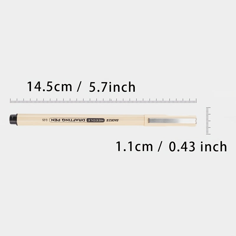 5 Pcs Needle Drafting Pen Set Fine Liner Drawing Sketch Cartoon Painting