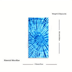 Tie Dye Quick Dry Beach Towel 11x70 Absorbent for Swim Pool Party