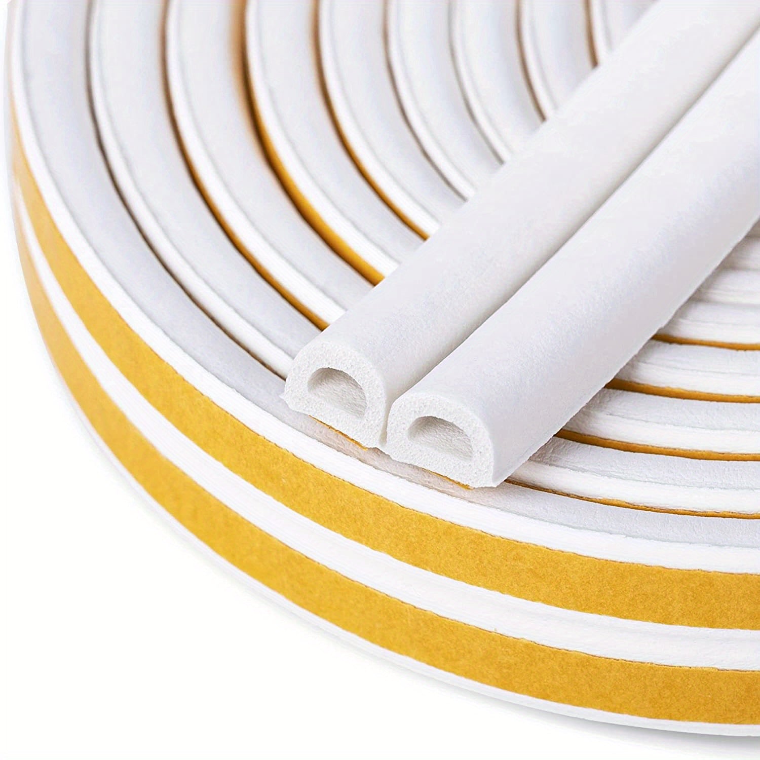 18ft Weather Stripping Seal Strip Self Adhesive for Doors Windows Large Gap
