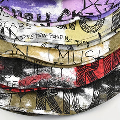Hip Hop Graffiti Tie Dye Bucket Hat Unisex Lightweight Fisherman Cap