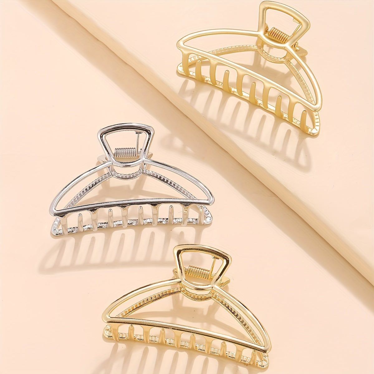 Metal Hair Claw Back Head Clip Shark Claw Hair Claw Female Hair Accessories