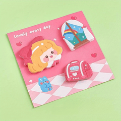 1pc Cartoon Multifunctional Convenience Stickers Handbook Decorative Stickers