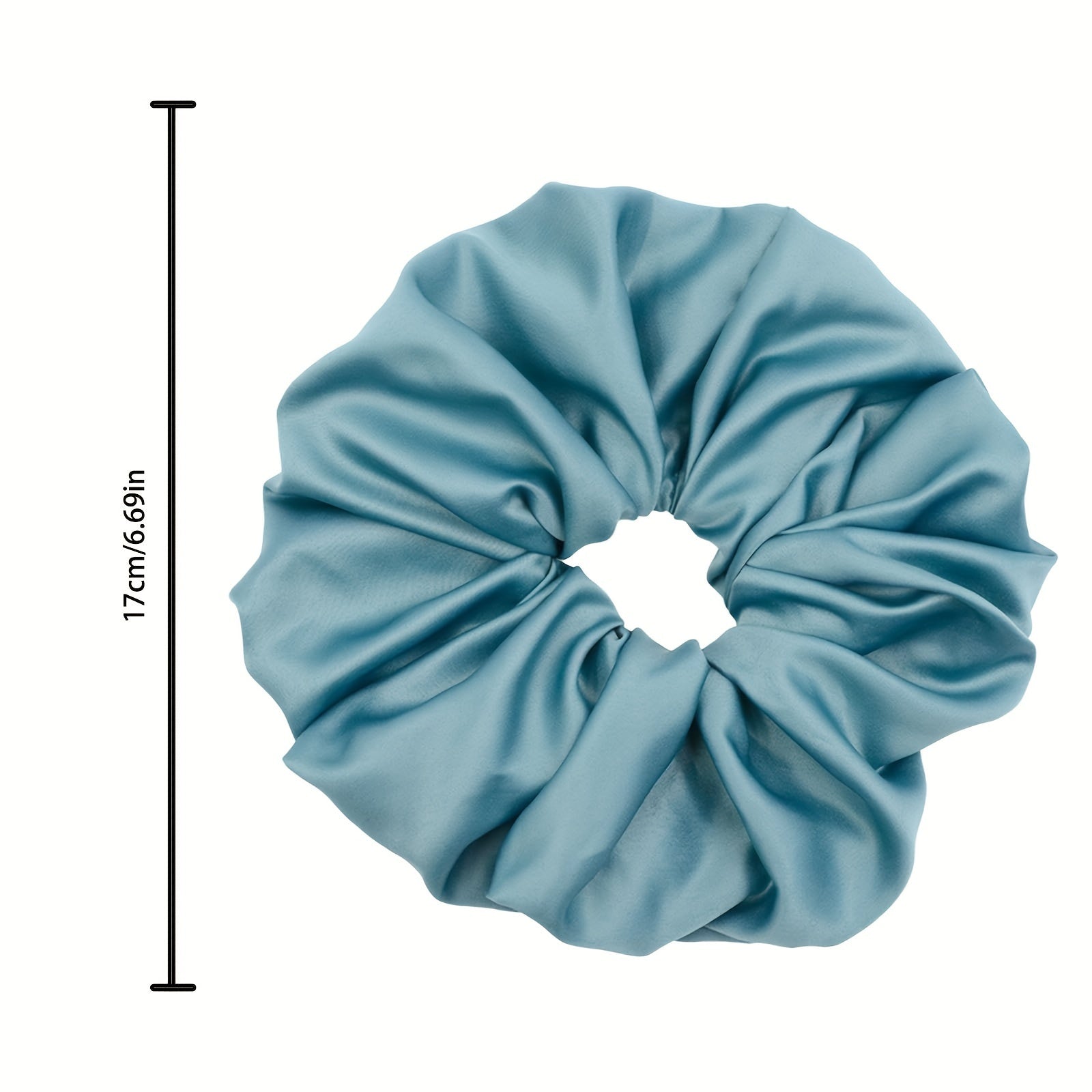 Oversized Satin Elastic Headband Women's Bubble Headband Accessory