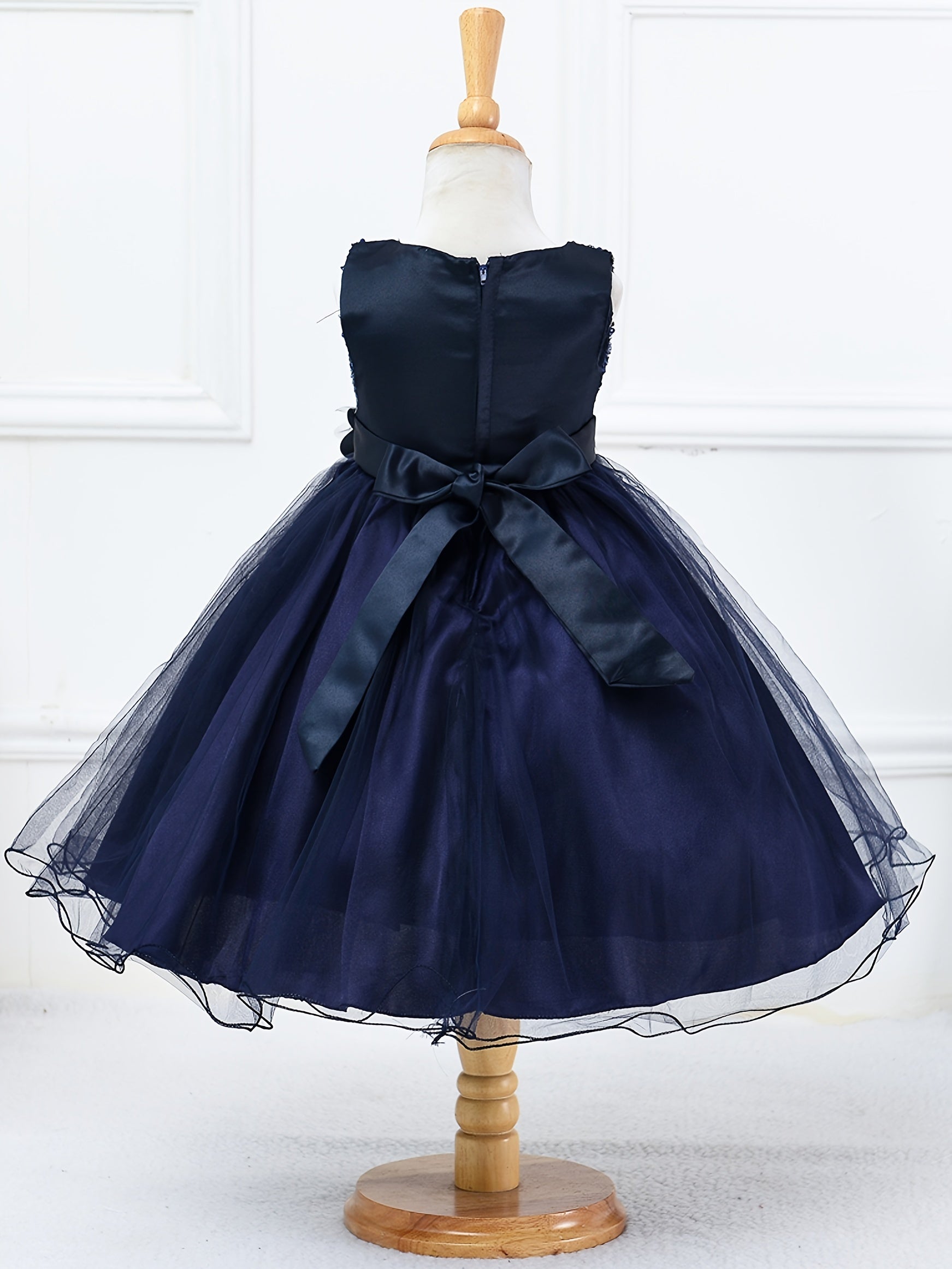 Toddler Girls Sequins Tutu Dress Princess Pageant Wedding