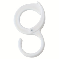 3pcs S-shaped Rack Hanging Cabinet Hook Bathroom Lock Hook