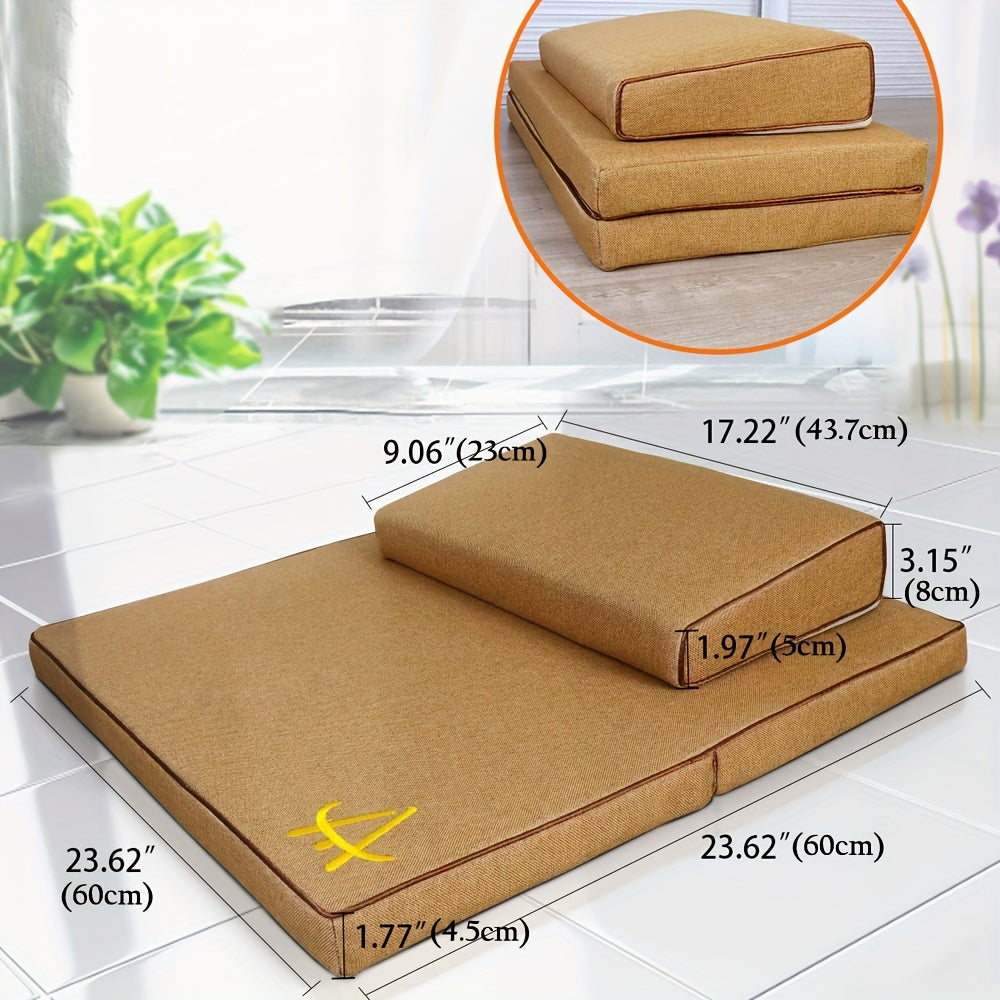 Embroidered Yoga Meditation Cushion Pillow Set