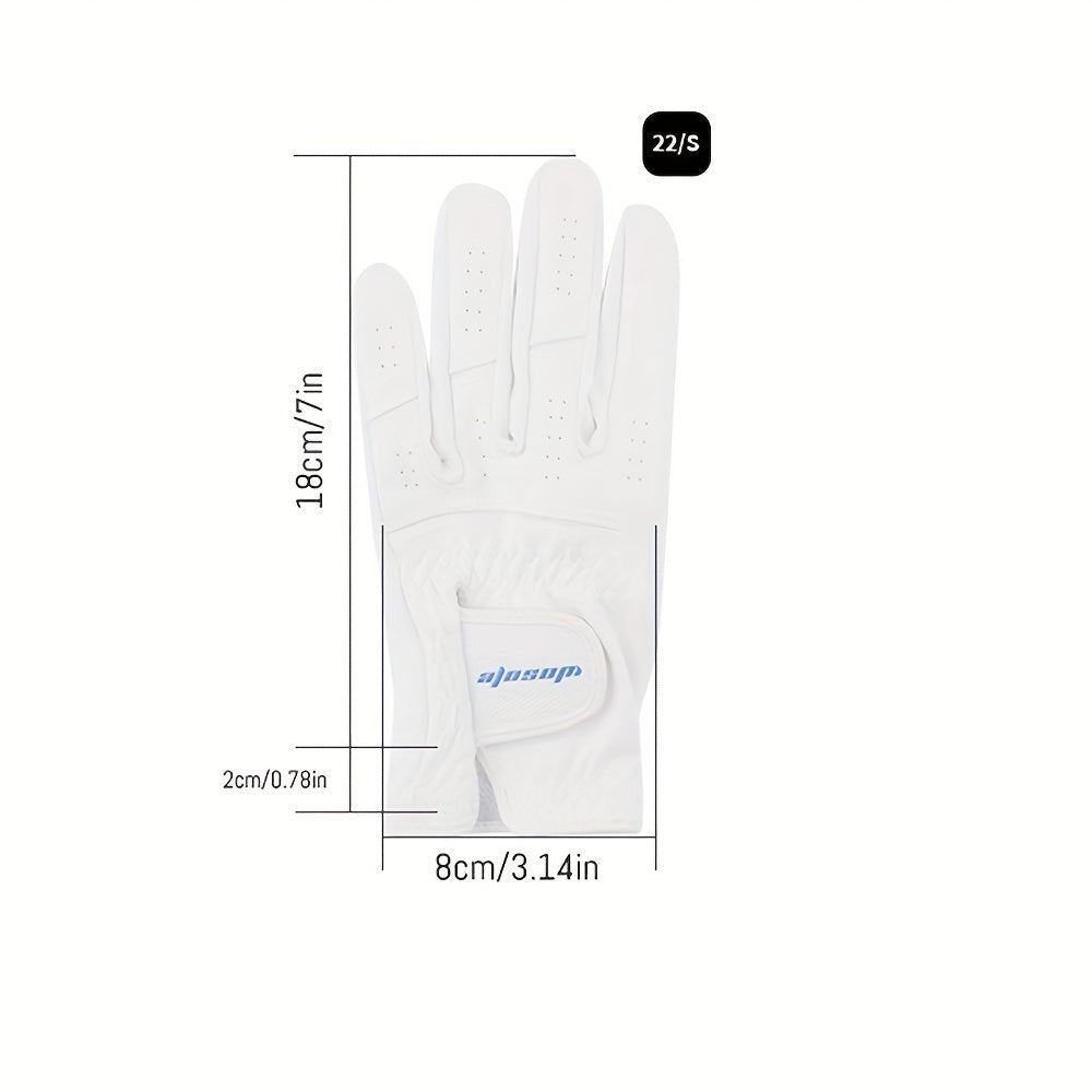 1pc Anti Slip Golf Glove Left Hand Breathable Comfortable Outdoor Training
