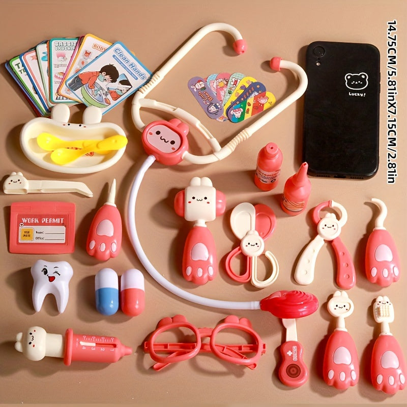 Kids Doctor Kit Role Playing Toys Ideal Gift Boys Girls Dental Game Tool Set