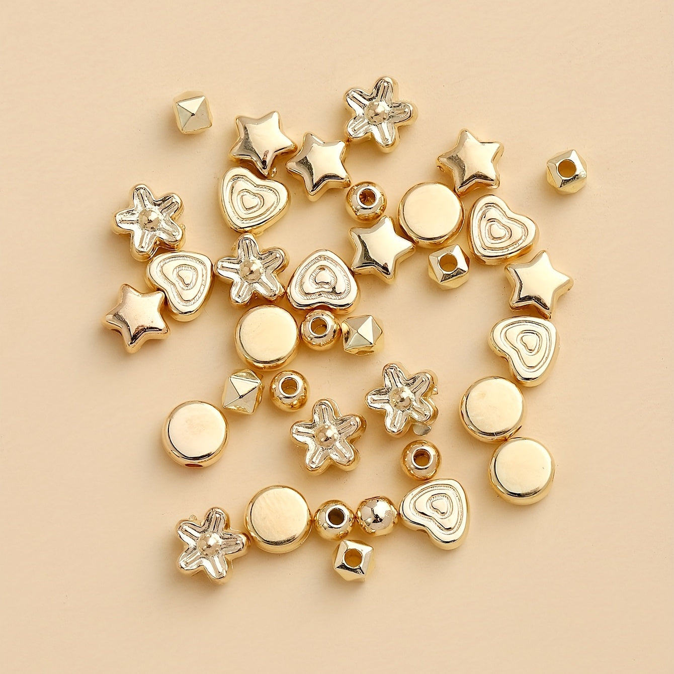 1200pcs Small Hole Beads Face cut Beads CCB Set DIY Making Jewelry Bags