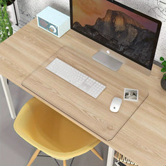 Clear PVC Writing Desk Pad Heat Resistant Waterproof Durable Desk Protect Mat