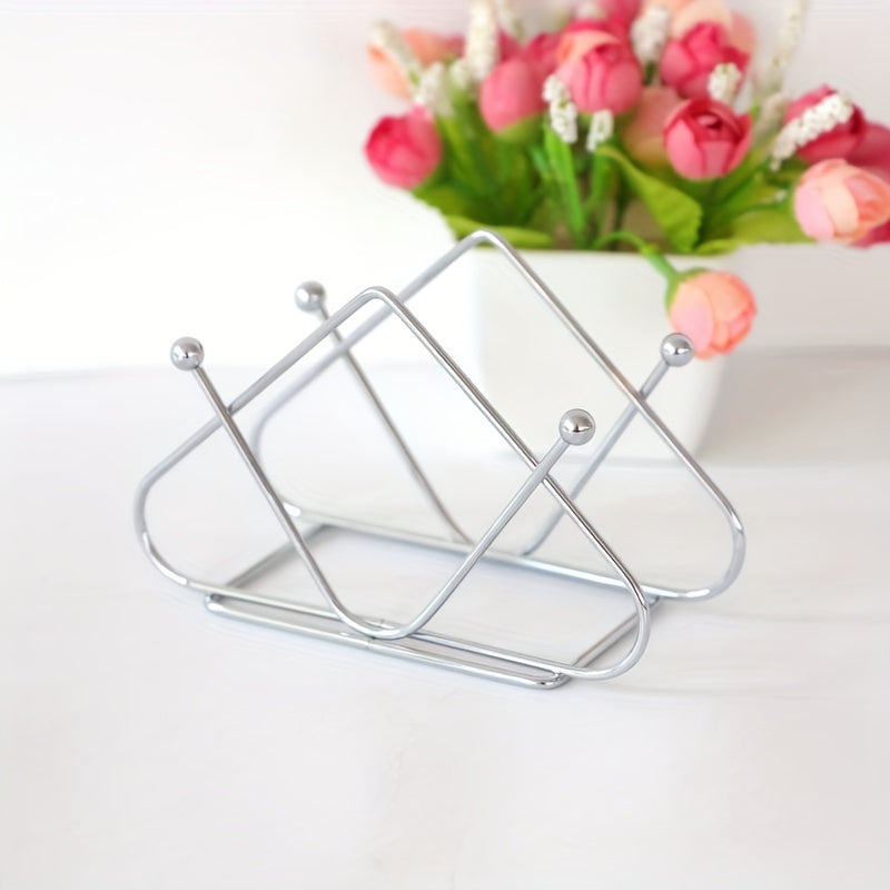 Nordic Vertical Iron Paper Towel Rack Stylish Desktop Paper Towel Holder