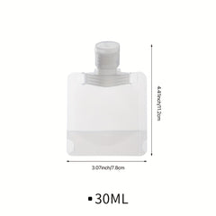 5 Pcs Travel Storage Pouch Lightweight Shampoo Container