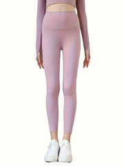 High Waist Seamless Yoga Pants Butt Lifting Fitness Slim Fit Yoga L