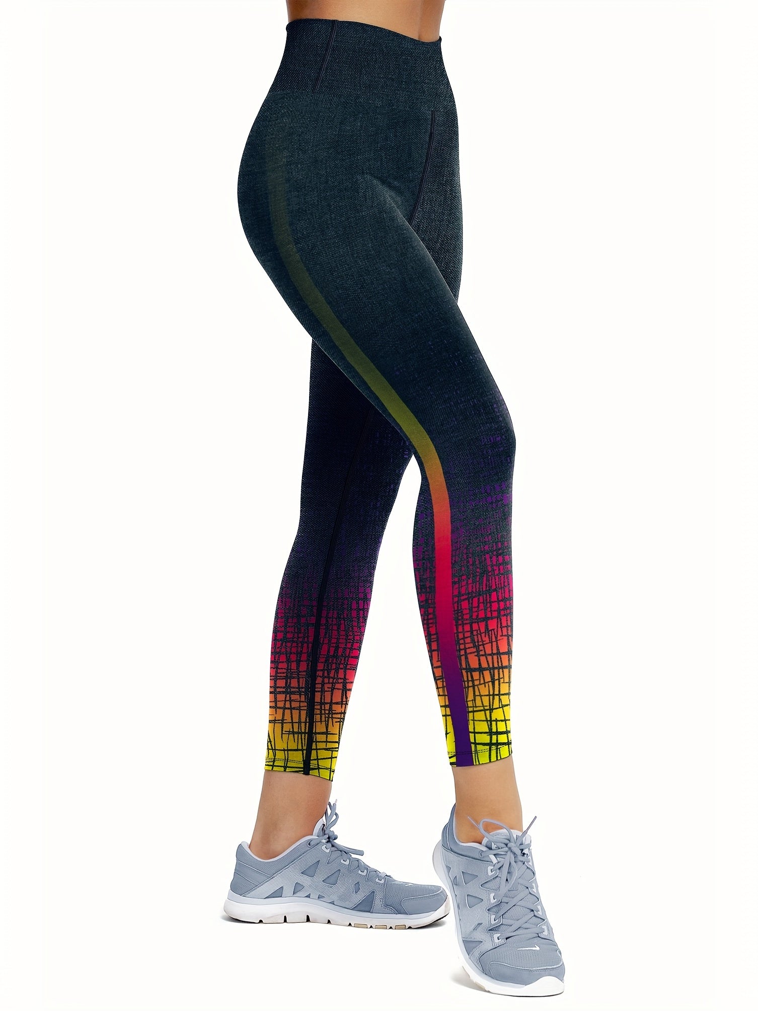 High Waist Colorful Yoga Pants Slim Fit Leggings