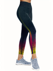 High Waist Colorful Yoga Pants Slim Fit Leggings