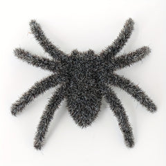 2pcs Small Plush Spiders Halloween Realistic Hairy Spider Mini Spider
