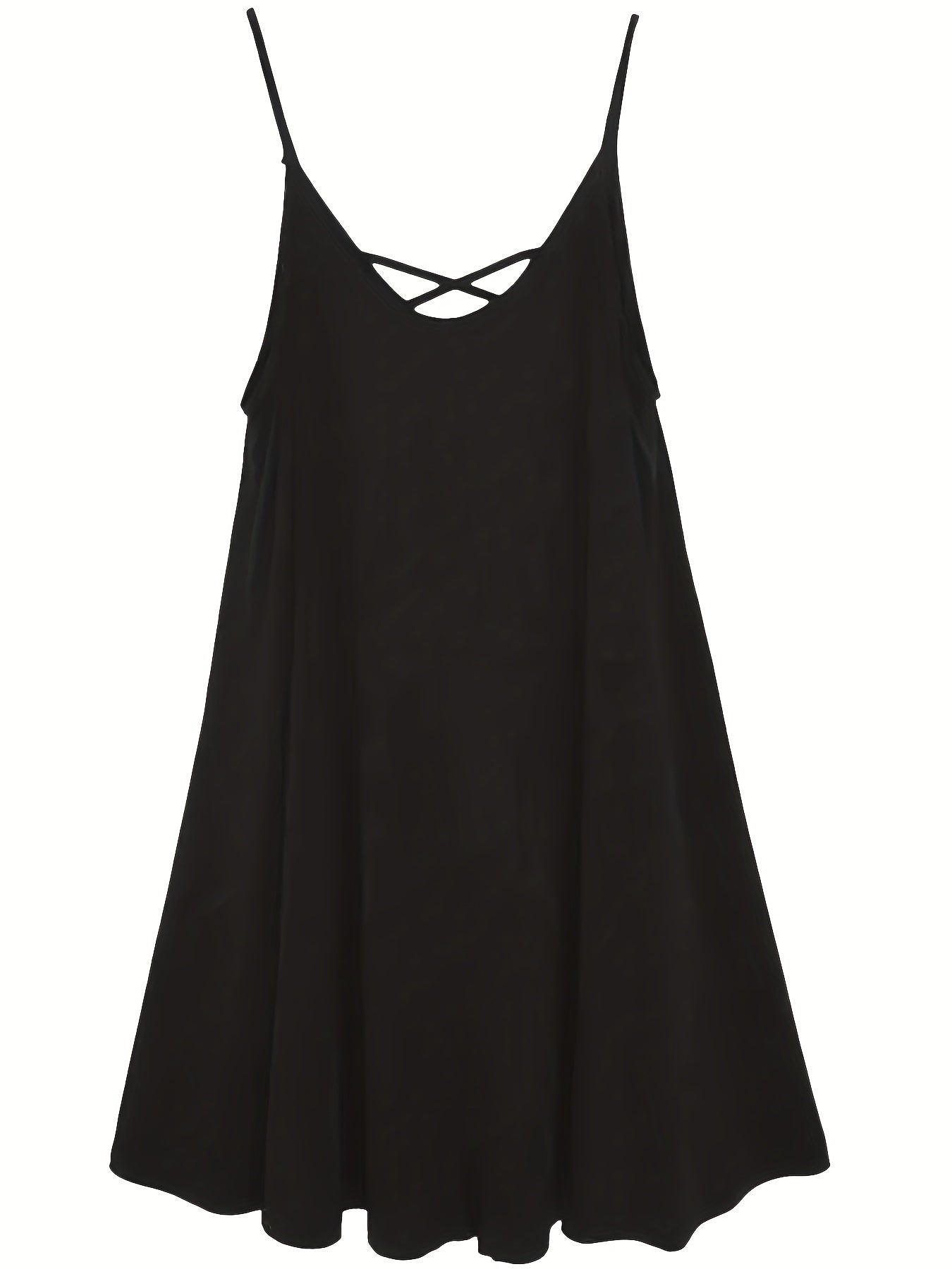  Criss Cross Layered Cami Dress