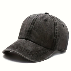 Outdoor Washed Cotton Sun Protection Baseball Cap Adjustable Size