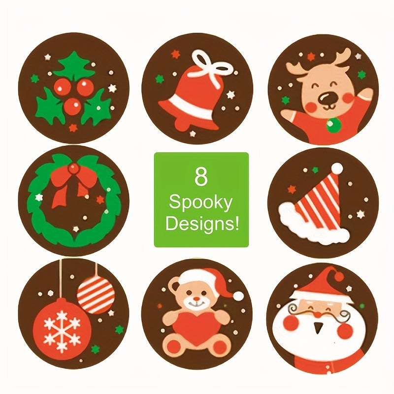500pcs Christmas Stickers Roll - Gift Series Self adhesive Labels