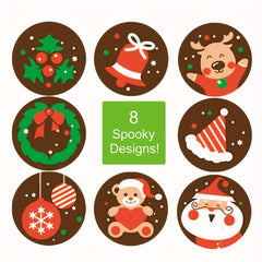 500pcs Christmas Stickers Roll - Gift Series Self adhesive Labels
