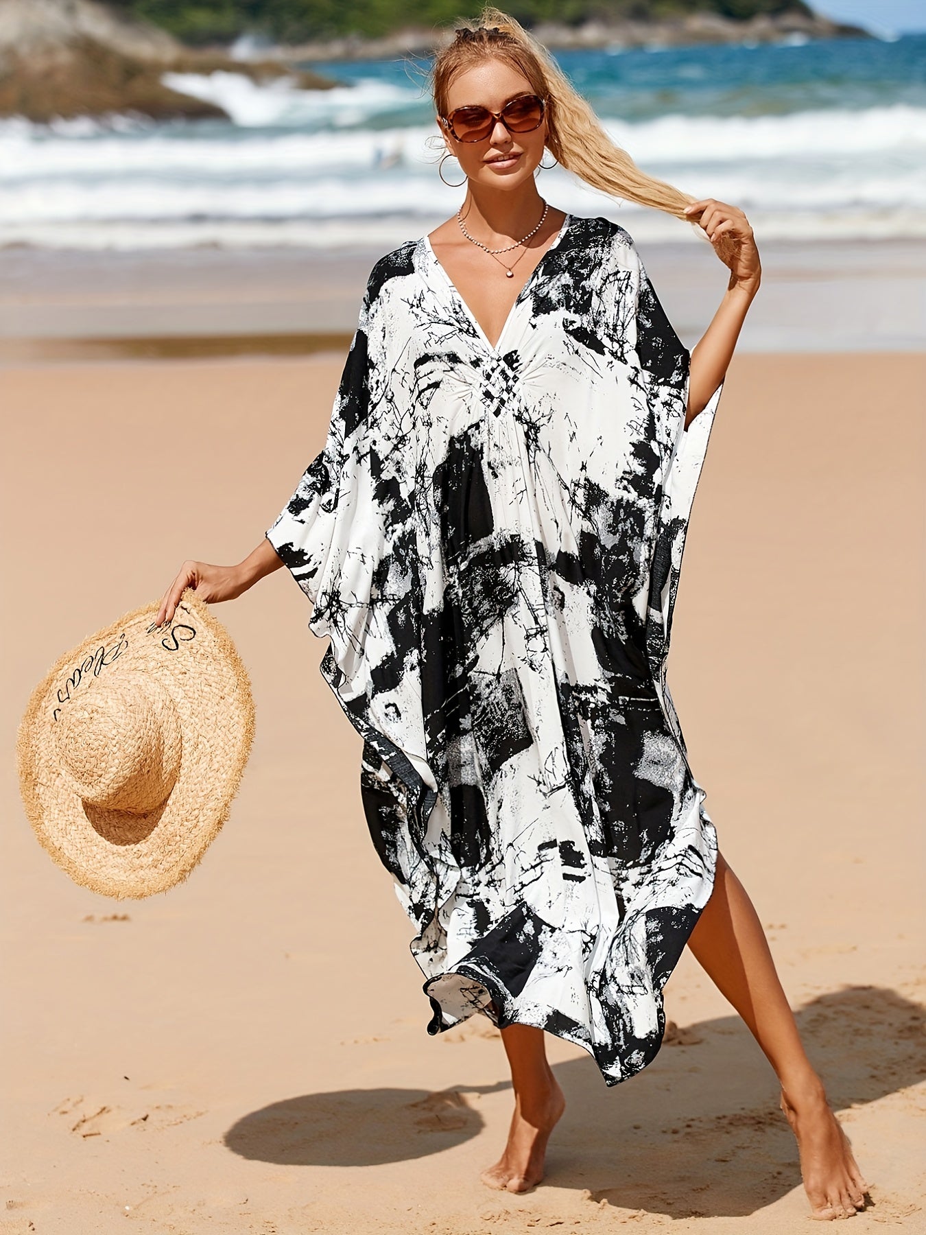  Tie Dye Cover Up Dress