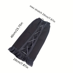 Lace Hollow Leg Warmers Gothic Knee High Socks